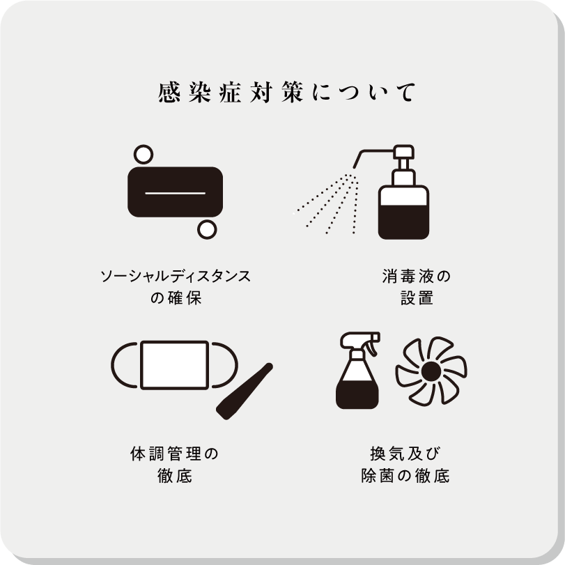 感染症対策について